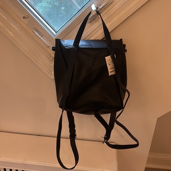 NWT Zara Faux Leather Backpack
